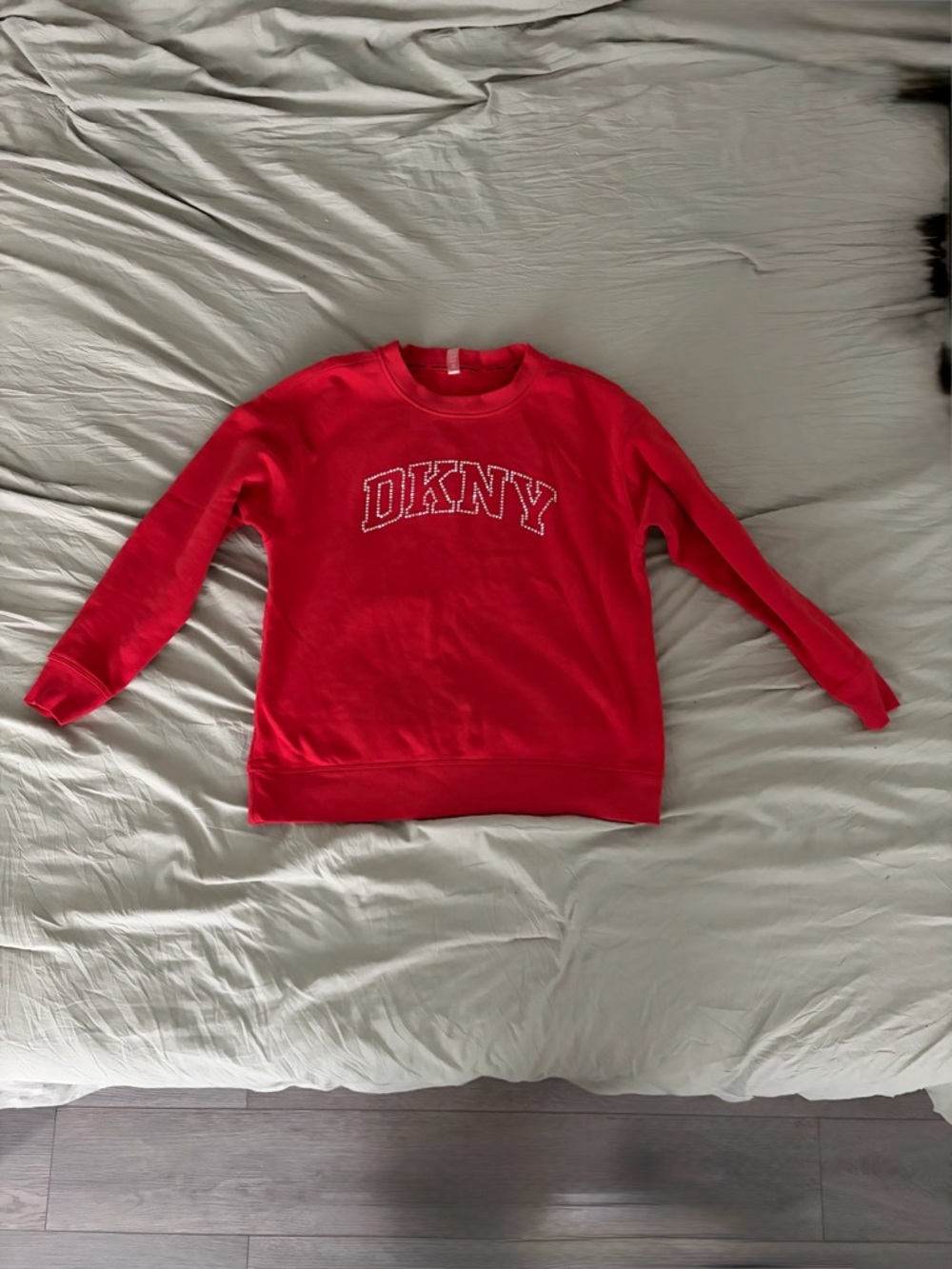 DKNY  Bright Red Logo Sweatshirt